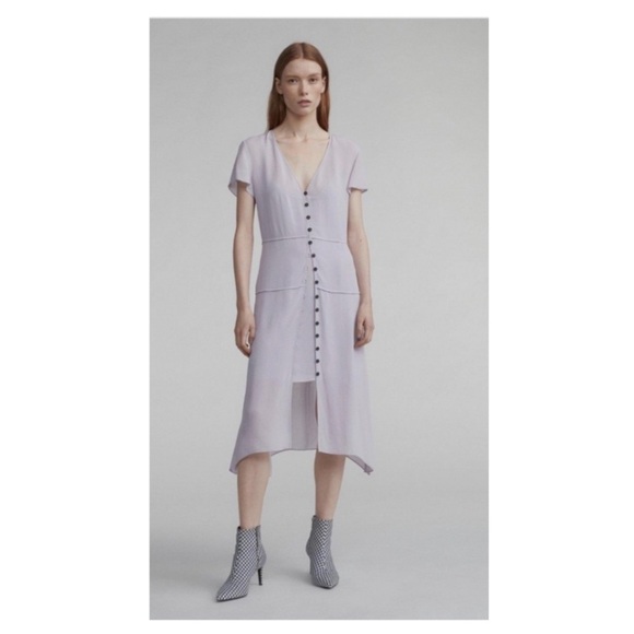 Rag & Bone McCormick Dress in Black. - Picture 6 of 10